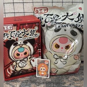 Baby Three I'm Not a Warrior - Dog/Lion